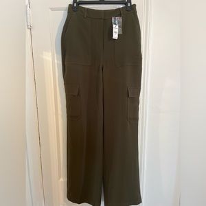 Express Green Cargo Dress Pant